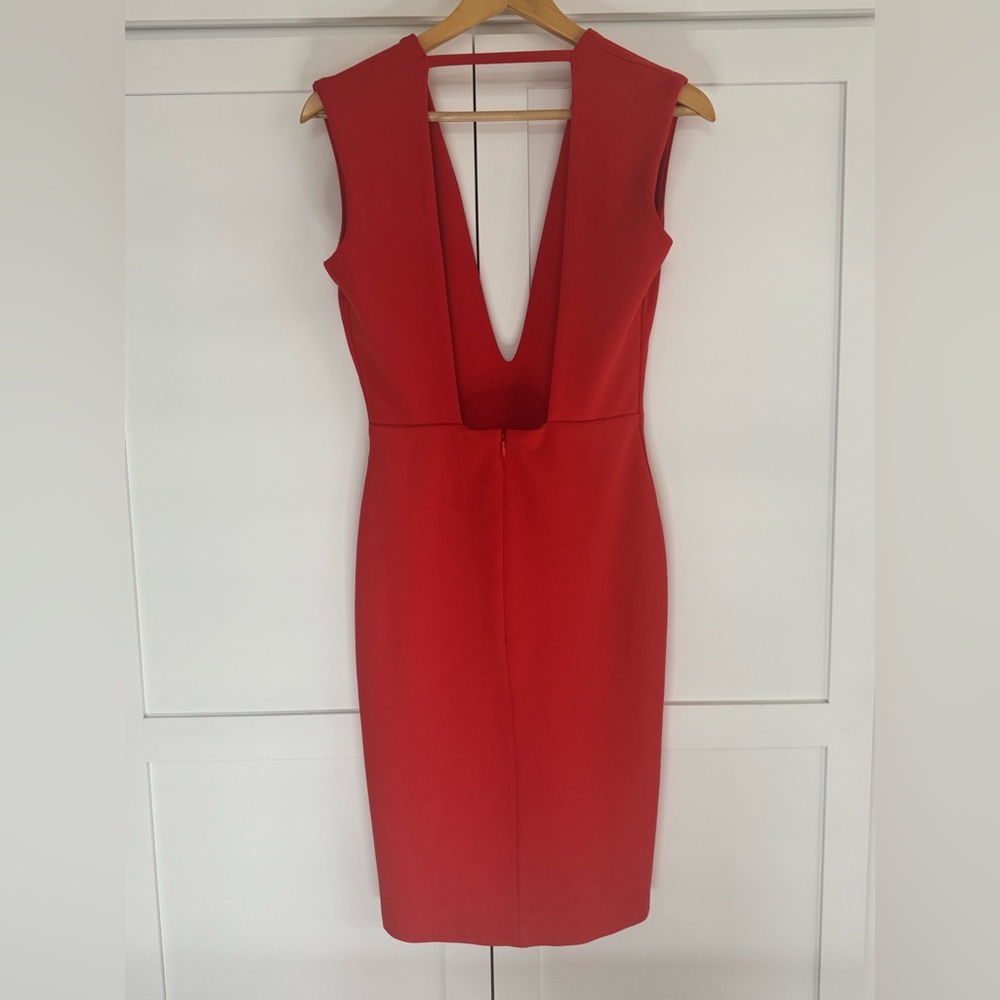 Solace London Red Backless Dress Size 6 - Picture 2 of 9